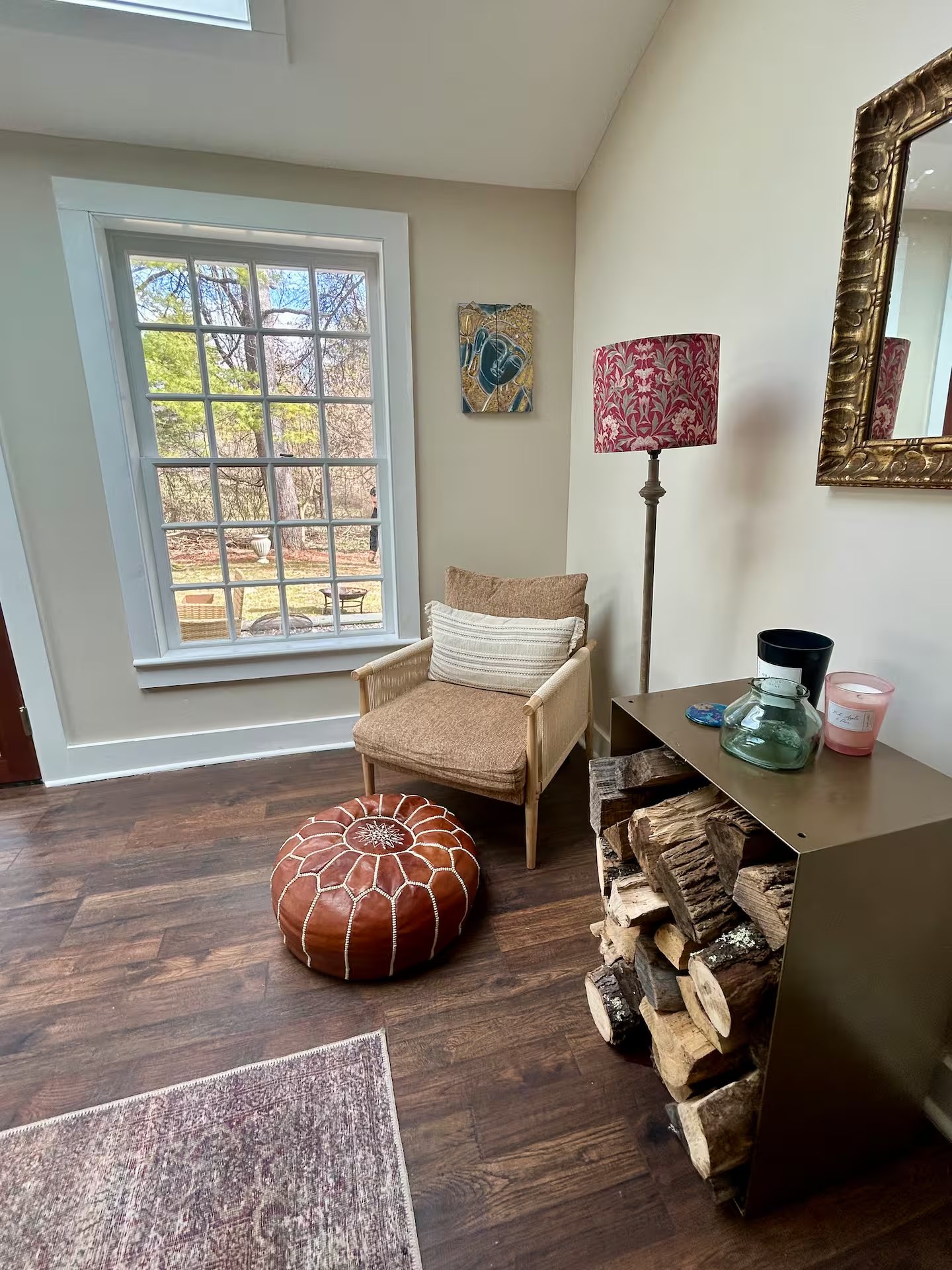 Living room — patio view